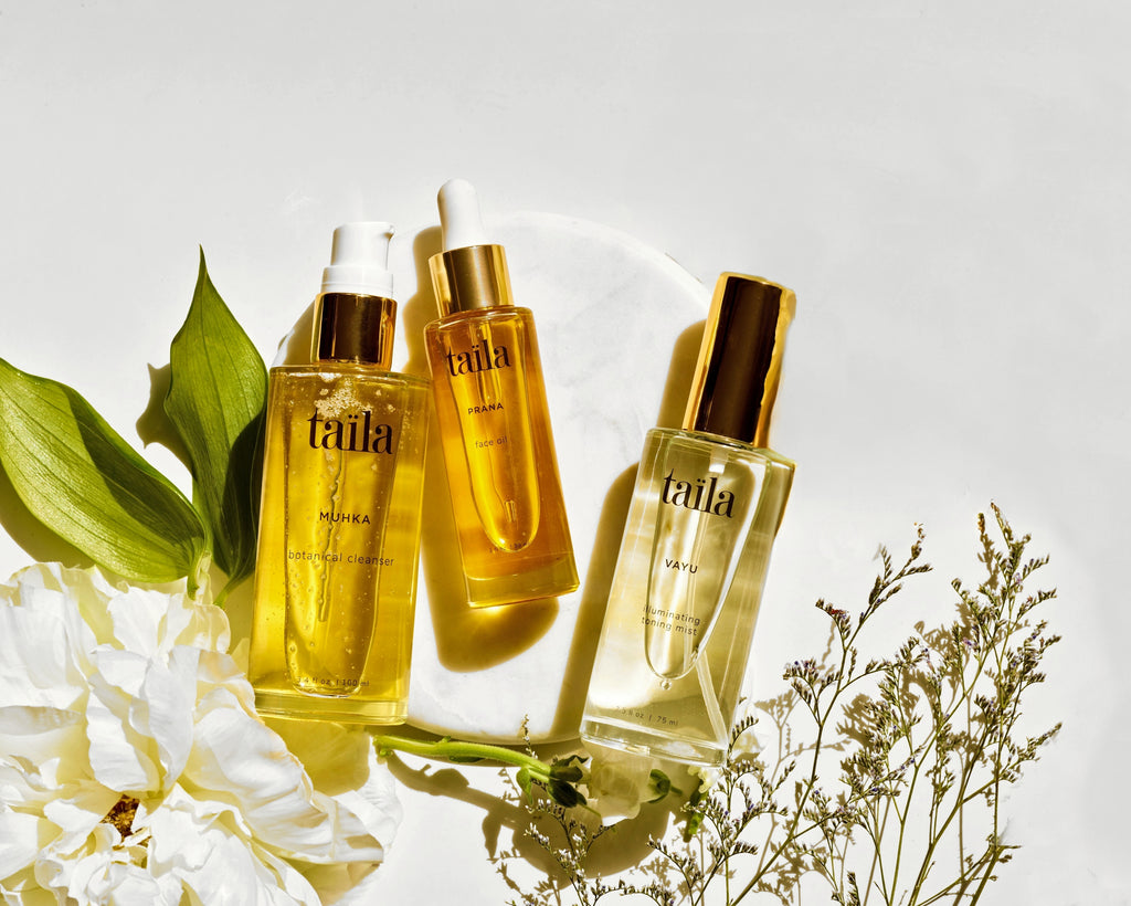 Ayurvedic skincare using natural ingredients that incorporate beauty rituals from India - taila skincare