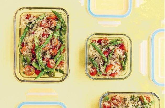 WARM CUMIN ASPARAGUS QUINOA SALAD