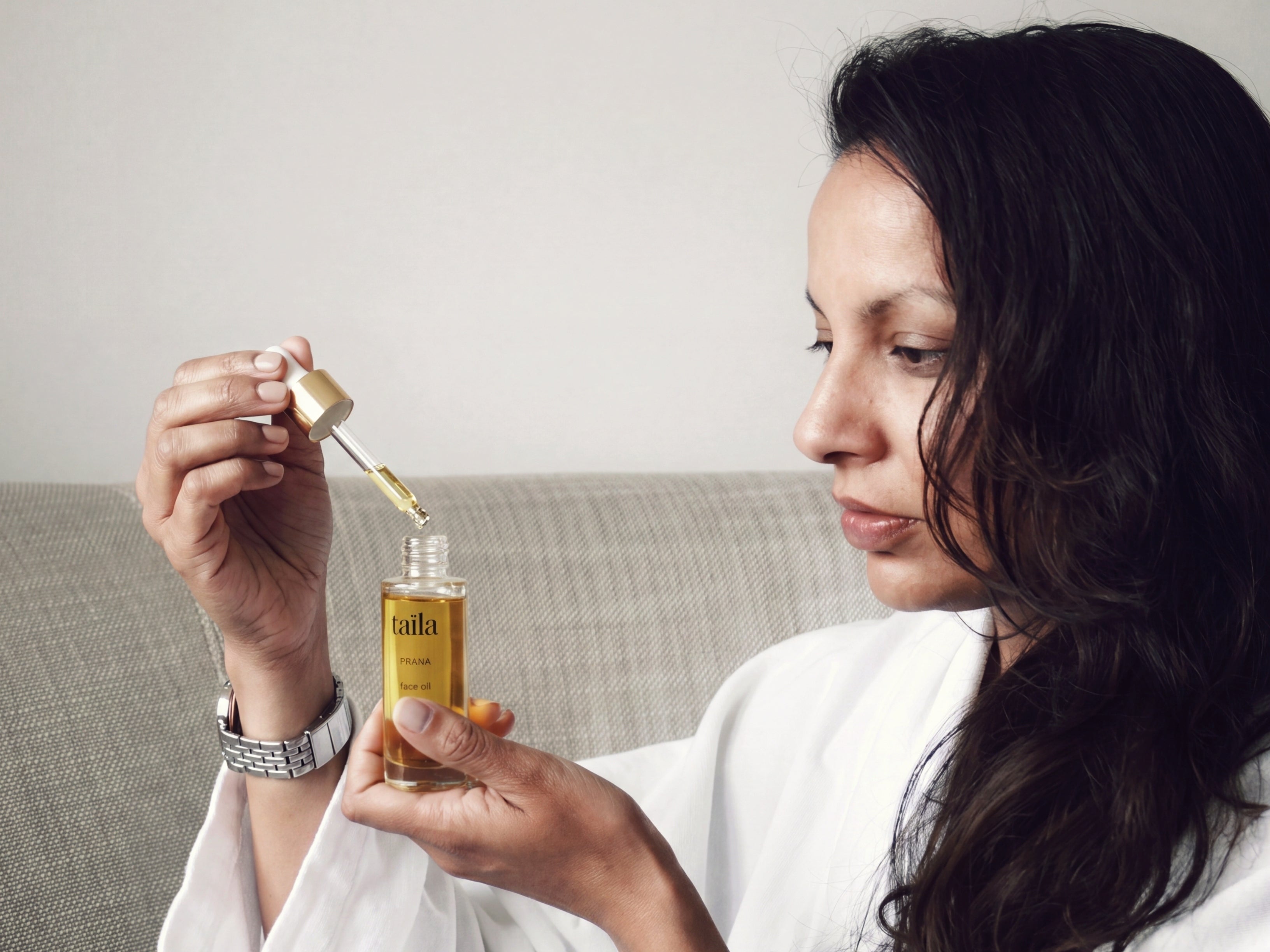 Shadoh Punnapuzha founder & formulator taila skincare with prana face oil