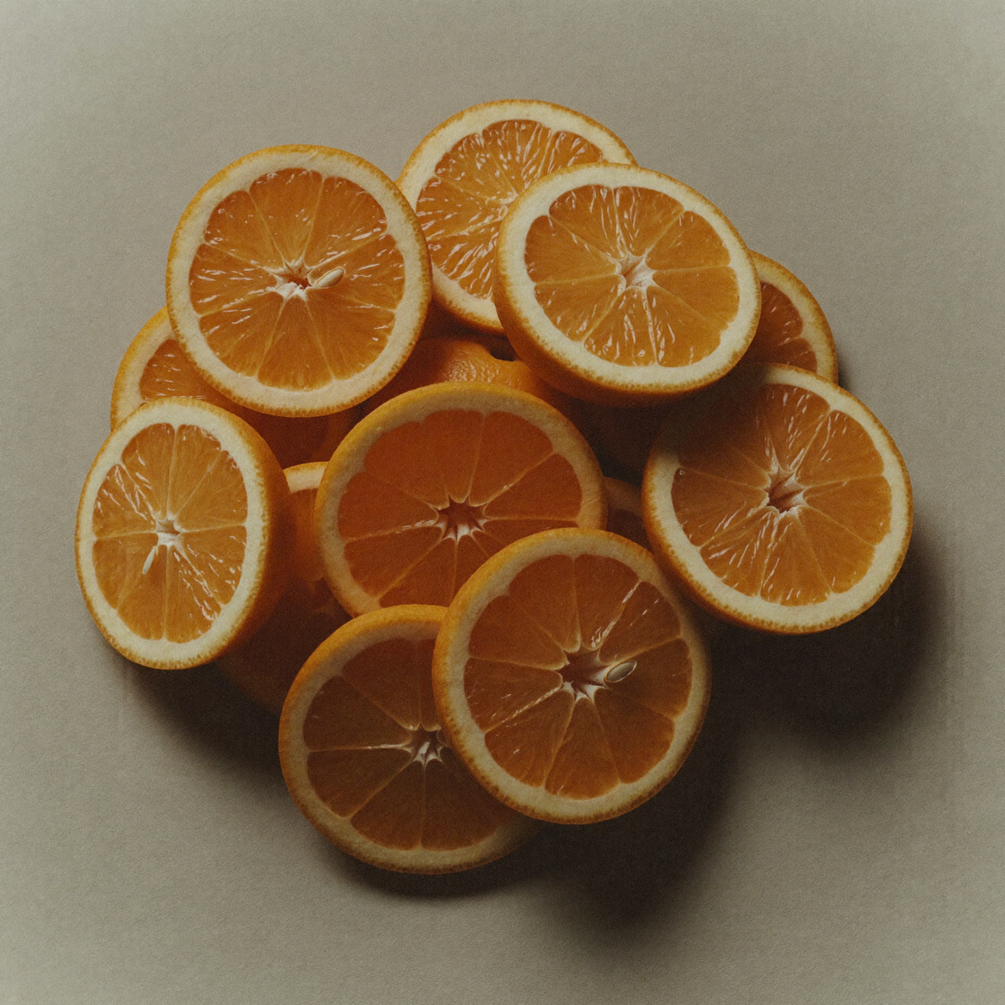 Fresh oranges rich in vitamin C, a botanical skincare ingredient used to brighten dull skin and support a radiant-looking complexion.