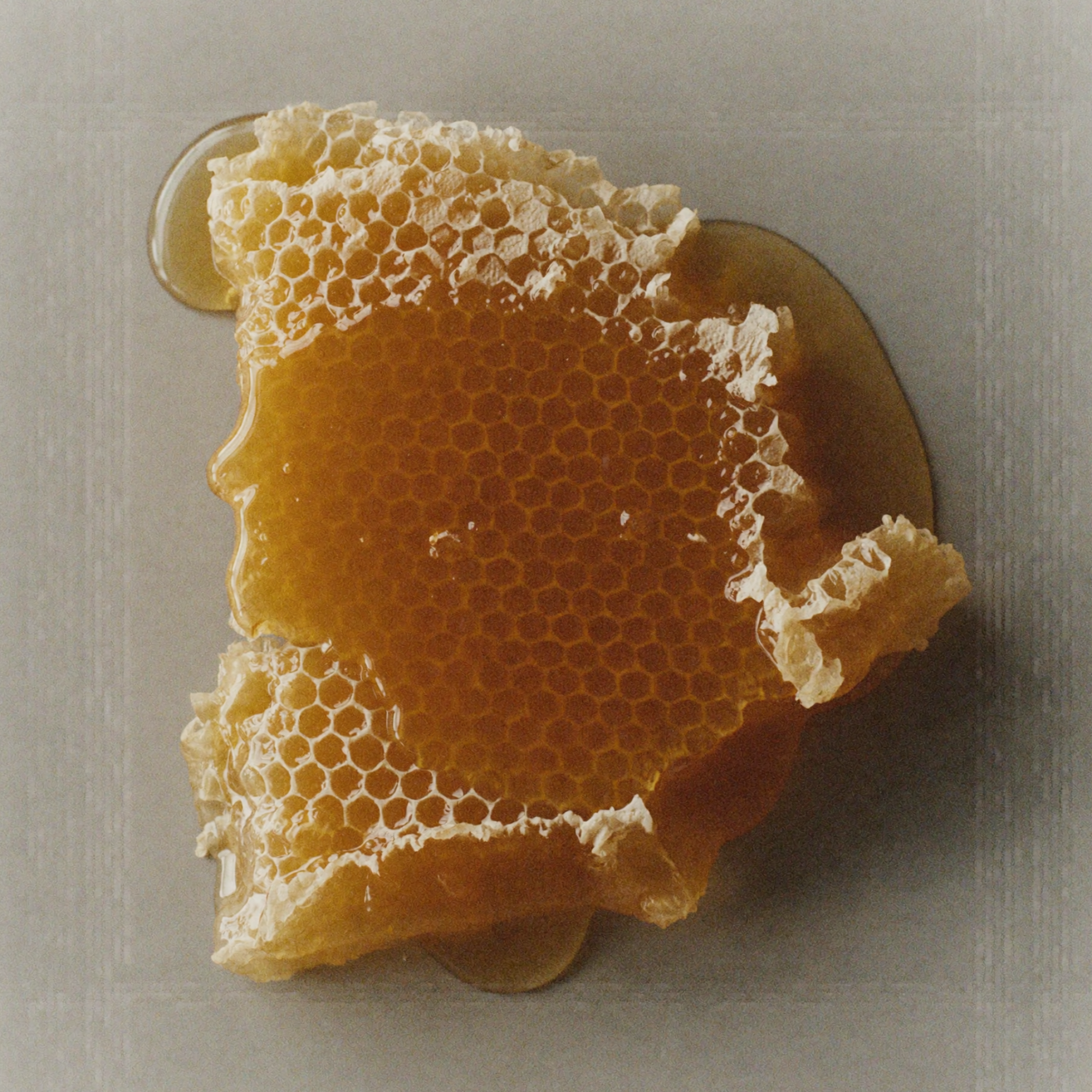 Raw honey, a natural skincare ingredient rich in enzymes that support gentle exfoliation and help maintain skin hydration.